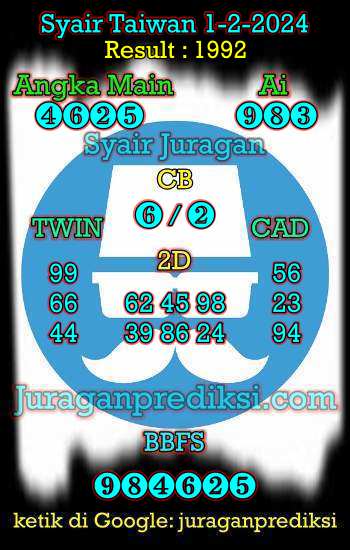 prediksi taiwan 1 februari 2024, syair taiwan hari ini kamis 1-2-2024, angka keluar togel taiwan, toto jitu taiwan 1 februari 2024 akurat