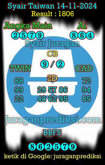 prediksi taiwan 14 november 2024, syair taiwan hari ini kamis 14-11-2024, angka keluar togel taiwan, toto jitu taiwan 14 november 2024 akurat